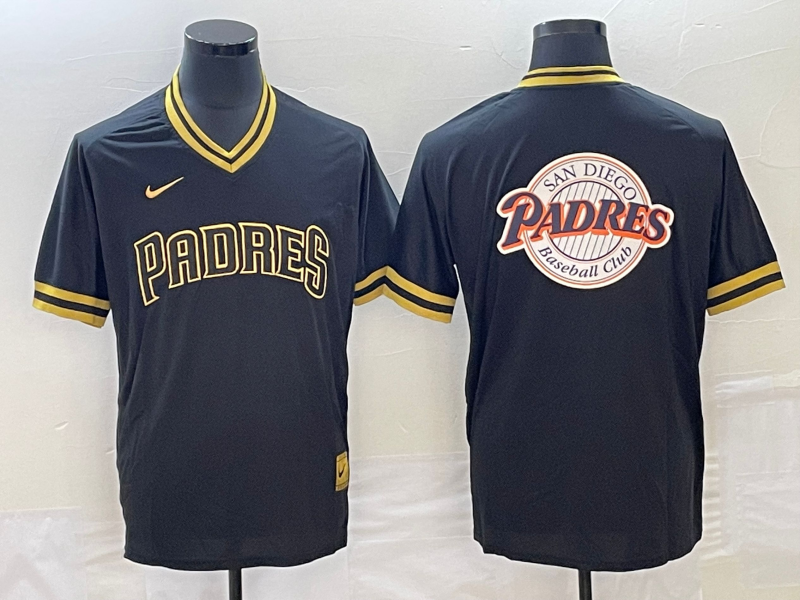 Men’s San Diego Padres Black Cooperstown Collection Jersey
