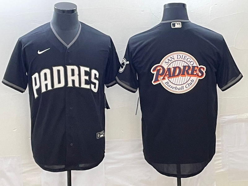 Men’s San Diego Padres Black Official Jersey