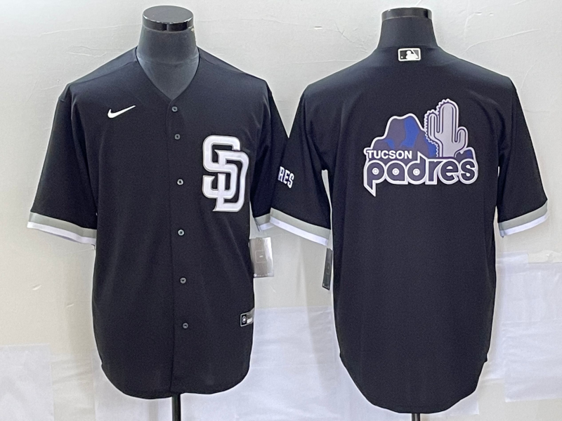 Men’s San Diego Padres Black Team Jersey