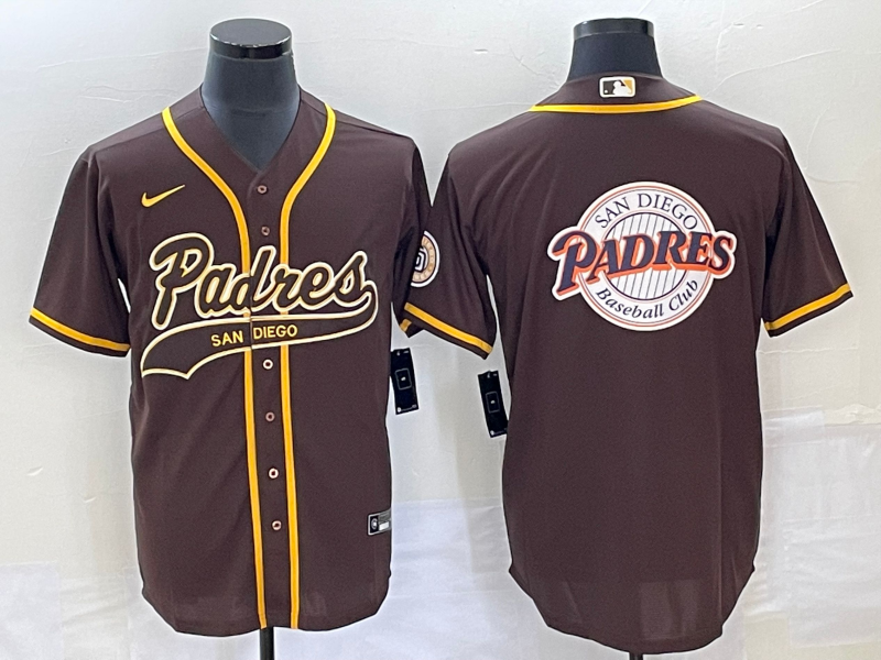 Men’s San Diego Padres Brown Jersey Joint Edition