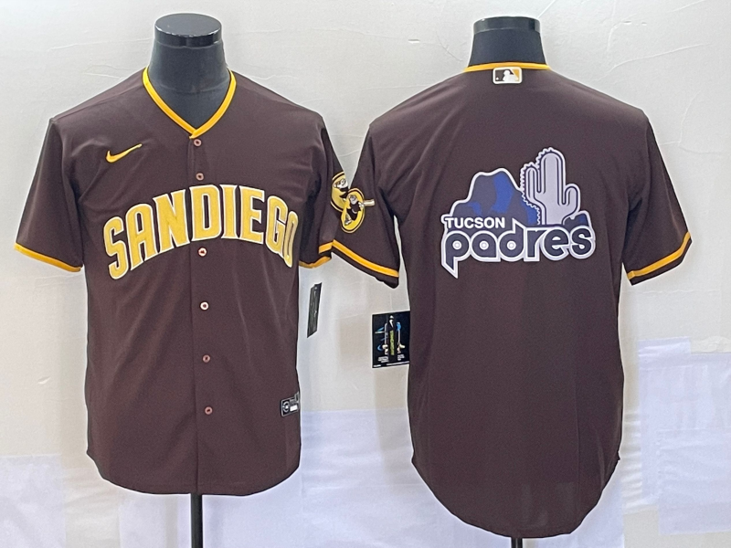 Men’s San Diego Padres Brown Road Team Jersey