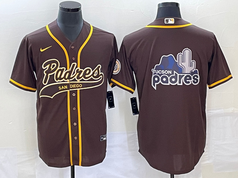 Men’s San Diego Padres Brown Team Jersey Joint Edition