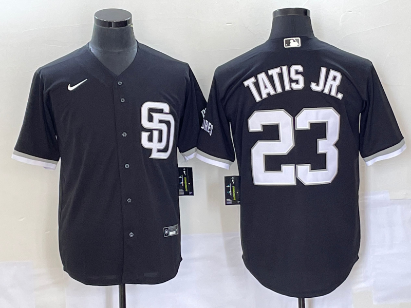 Men’s San Diego Padres Fernando Tatis Jr. #23 Black Alternate Jersey