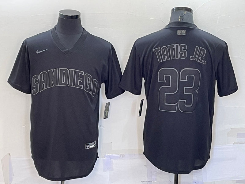 Men’s San Diego Padres Fernando Tatis Jr. #23 Black Jersey