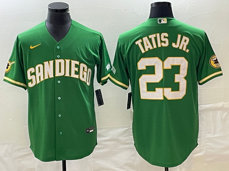 Men’s San Diego Padres Fernando Tatis Jr. #23 Green Jersey