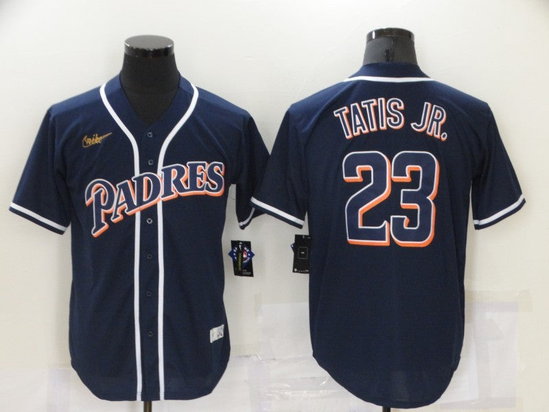 Men’s San Diego Padres Fernando Tatis Jr. #23 Navy Stitched Jersey