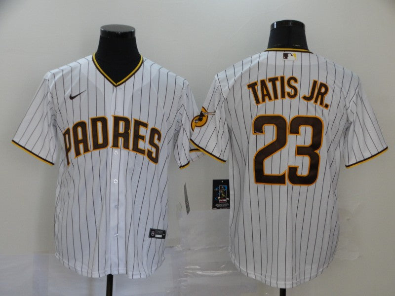 Men’s San Diego Padres Fernando Tatis Jr. #23 Stitched White Jersey