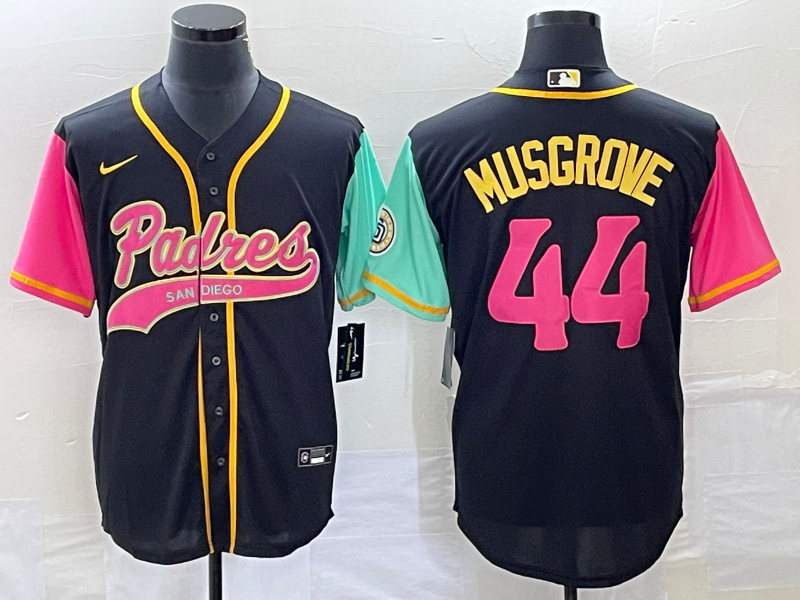 Men’s San Diego Padres Joe Musgrove #44 Black City Connect Jersey Joint Edition