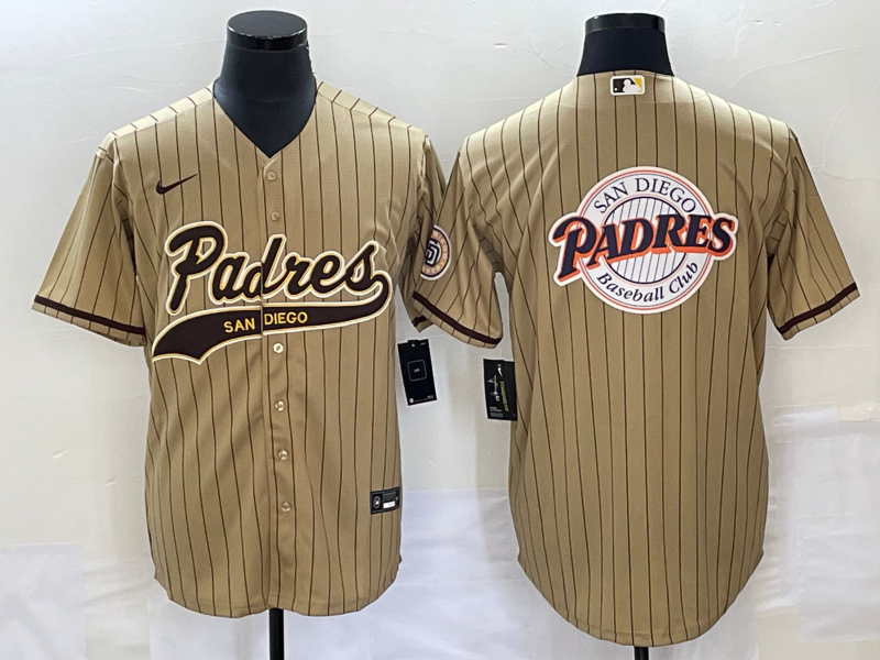 Men’s San Diego Padres Tan Jersey Joint Edition