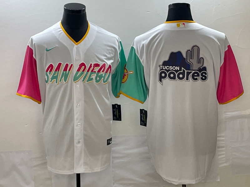 Men’s San Diego Padres White City Connect Team Jersey