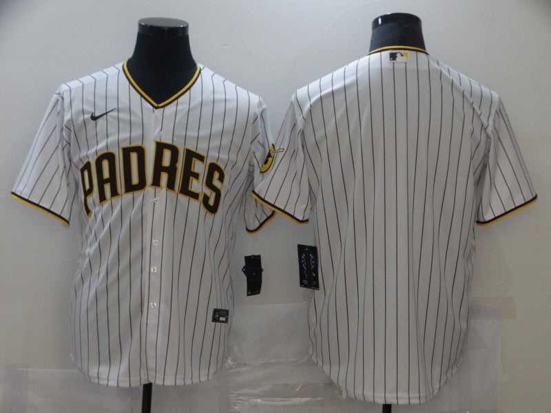 Men’s San Diego Padres White Home Blank Jersey