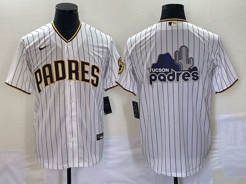 Men’s San Diego Padres White Home Team Jersey