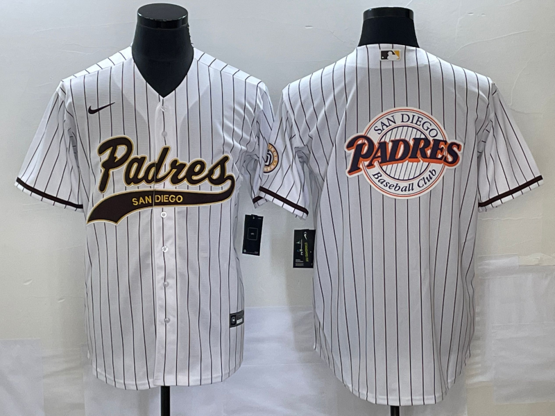 Men’s San Diego Padres White Jersey Joint Edition