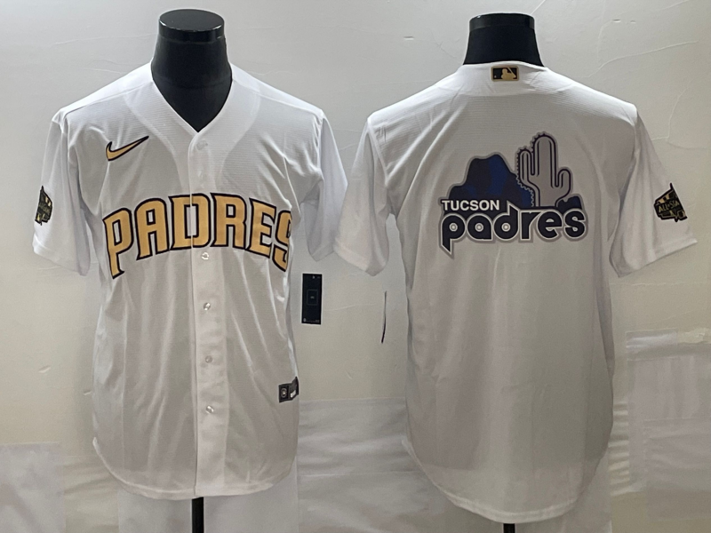 Men’s San Diego Padres White Team Jersey