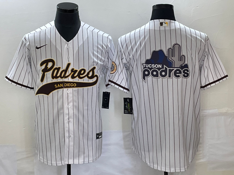 Men’s San Diego Padres White Team Jersey Joint Edition