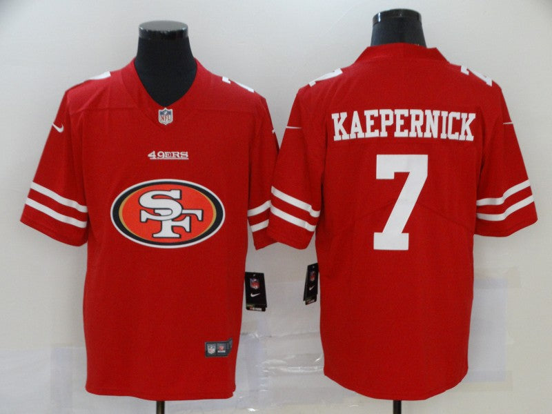 Men’s San Francisco 49ers Colin Kaepernick #7 Red Jersey
