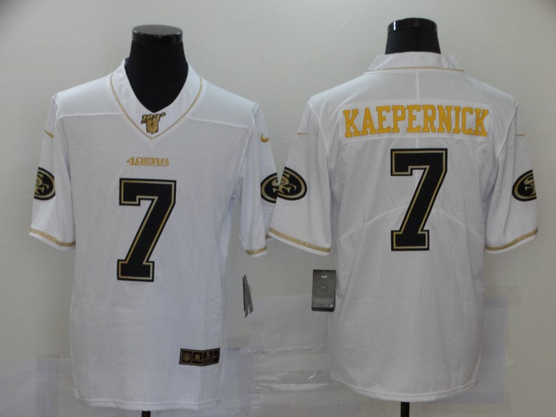 Men’s San Francisco 49ers Colin Kaepernick #7 White Jersey
