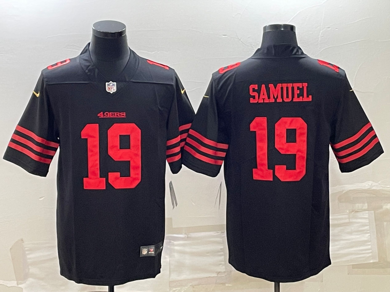 Men’s San Francisco 49ers Deebo Samuel #19 Black Jersey