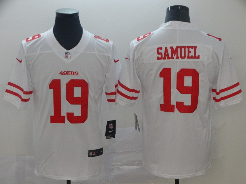 Men’s San Francisco 49ers Deebo Samuel #19 White Jersey