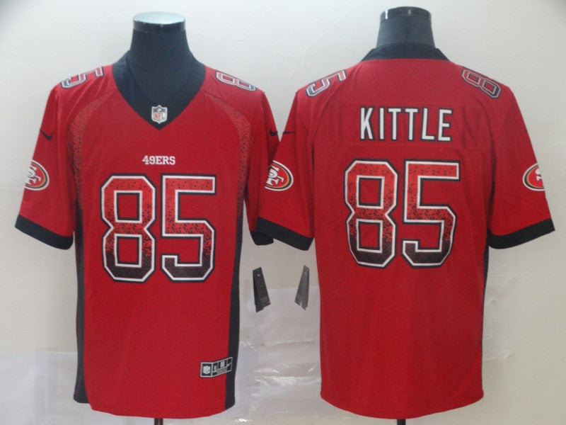 Men’s San Francisco 49ers George Kittle #85 Red Jersey