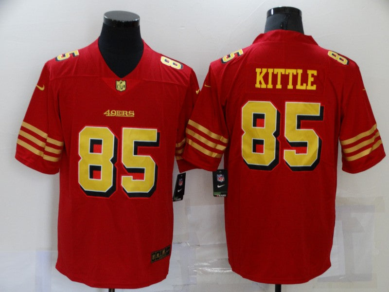 Men’s San Francisco 49ers George Kittle #85 Red Jersey