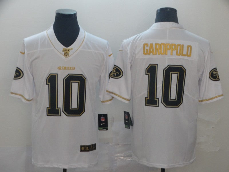 Men’s San Francisco 49ers Jimmy Garoppolo #10 White Jersey