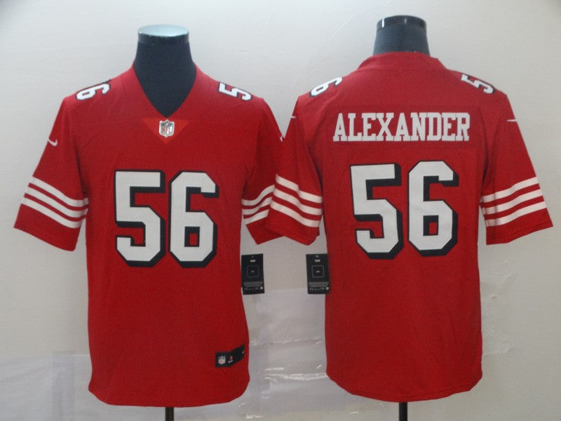 Men’s San Francisco 49ers Kwon Alexander #56 Red Jersey