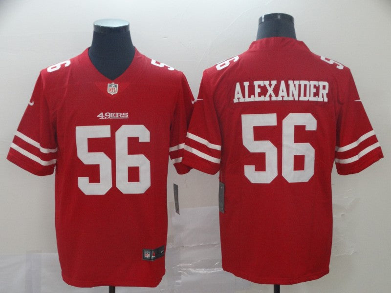 Men’s San Francisco 49ers Kwon Alexander #56 Red Jersey
