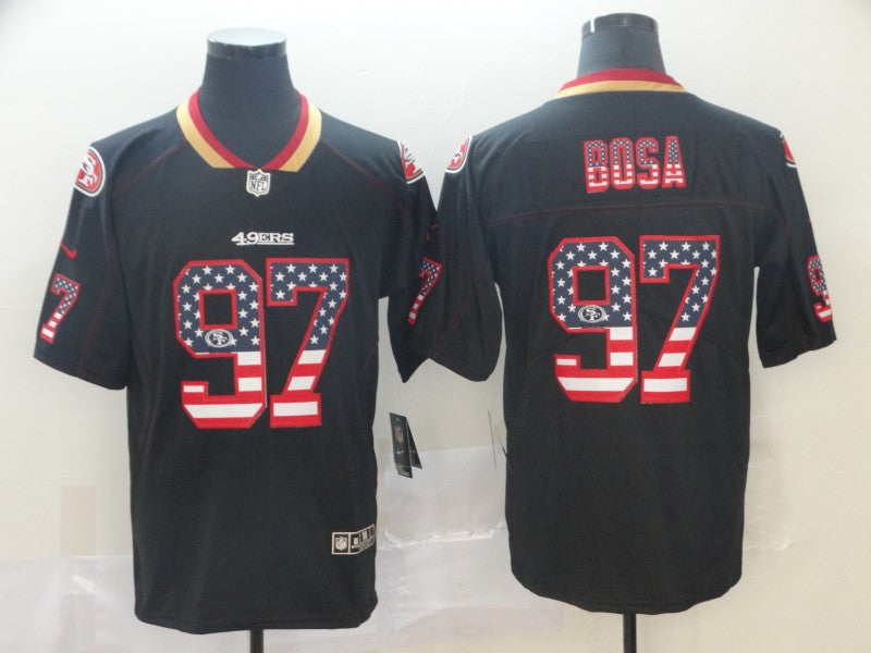 Men’s San Francisco 49ers Nick Bosa #97 Black Jersey