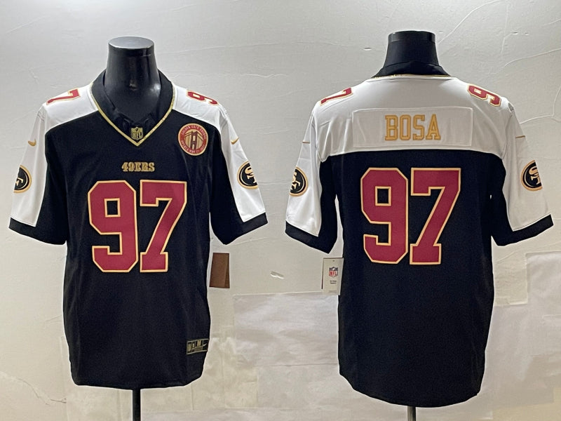Men’s San Francisco 49ers Nick Bosa #97 Black Team Jersey