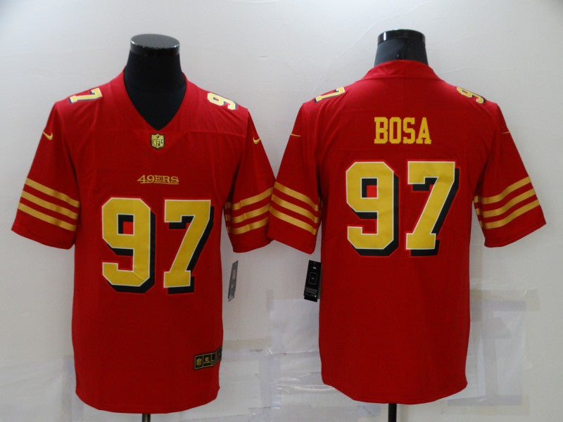 Men’s San Francisco 49ers Nick Bosa #97 Red Authentic Jersey
