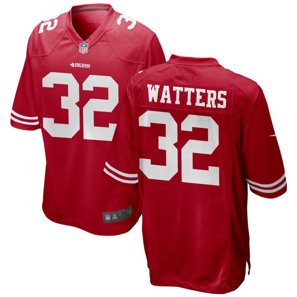 Mens San Francisco 49ers Retired Player #32 Ricky Watters Nike Scarlet Vapor Limited Player Jersey