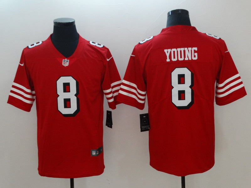 Men’s San Francisco 49ers Steve Young #8 Red Jersey