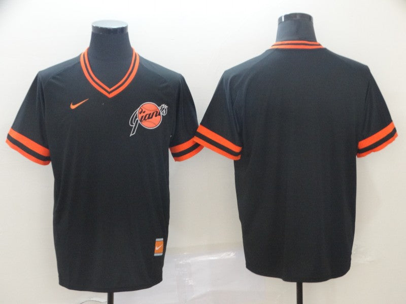 Men’s San Francisco Giants Black Blank Jersey