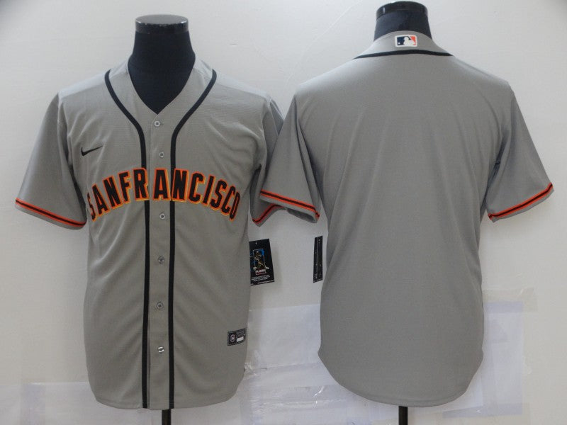 Men’s San Francisco Giants Gray Blank Jersey