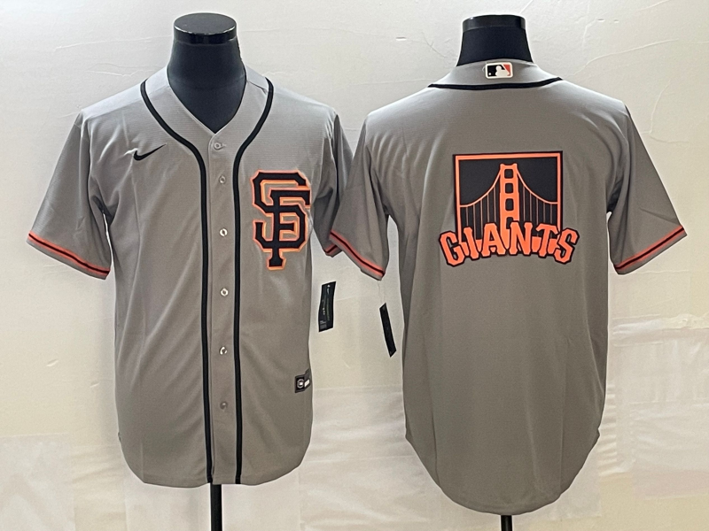 Men’s San Francisco Giants Gray Road Jersey