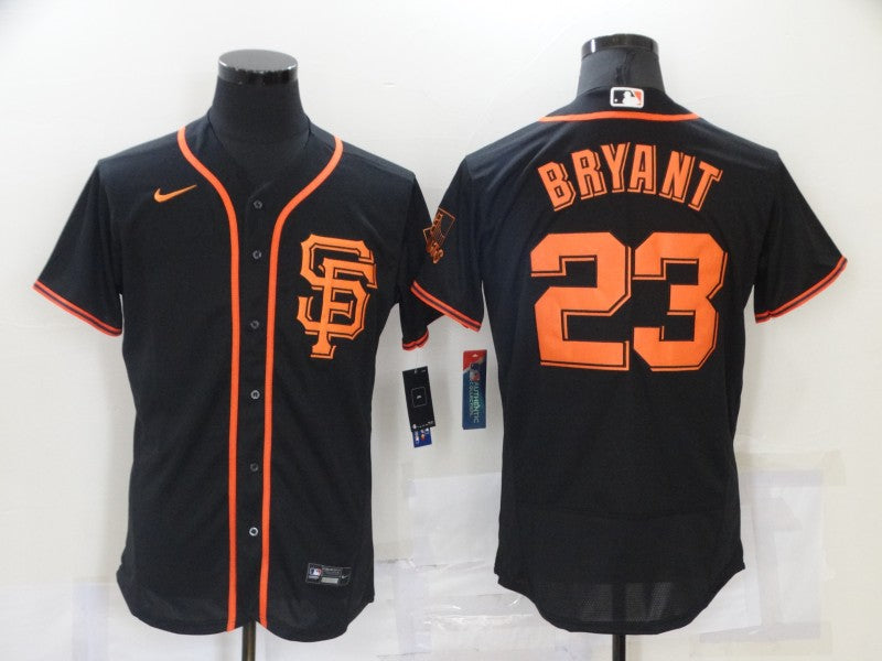 Men’s San Francisco Giants Kris Bryant #23 Black Baseball Jersey