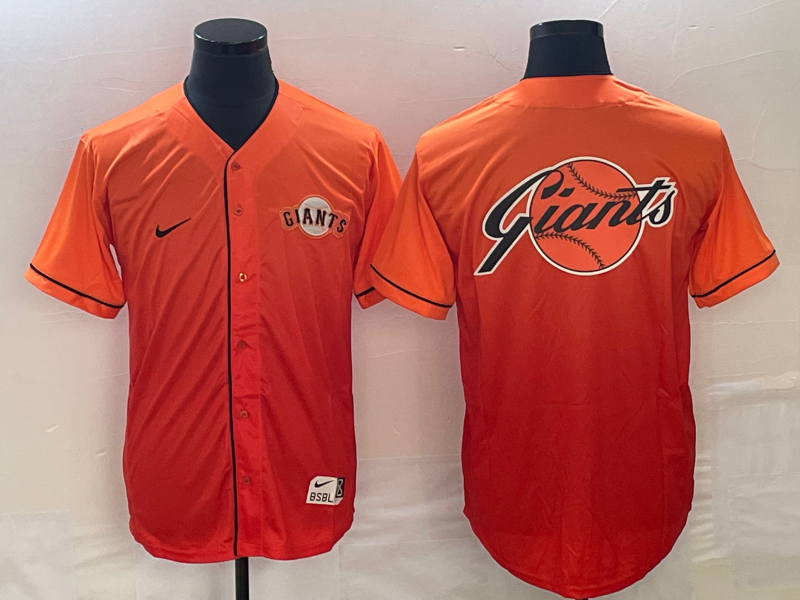 Men’s San Francisco Giants Orange Alternate Team Jersey
