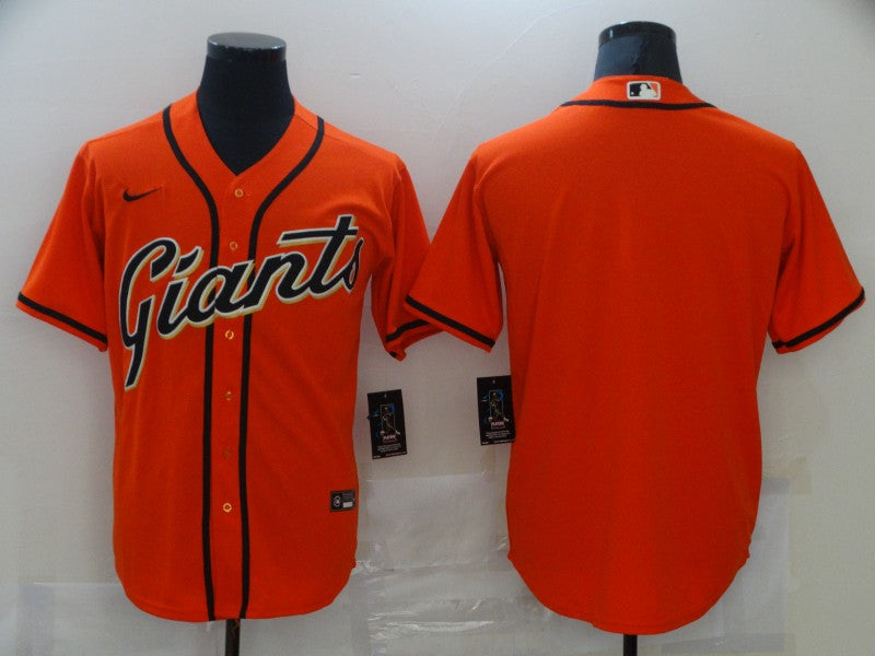 Men’s San Francisco Giants Orange Blank Jersey