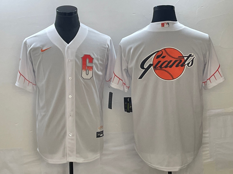 Men’s San Francisco Giants White City Connect Team Jersey