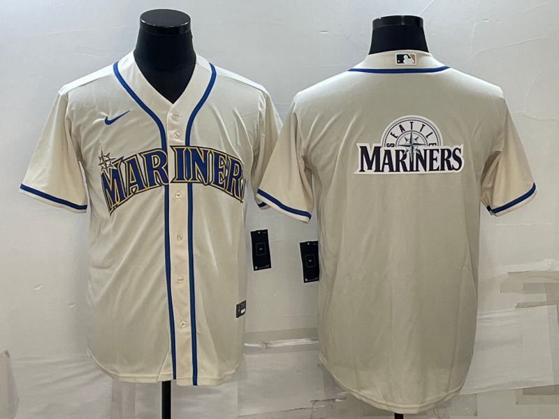 Men’s Seattle Mariners Beige Team Jersey