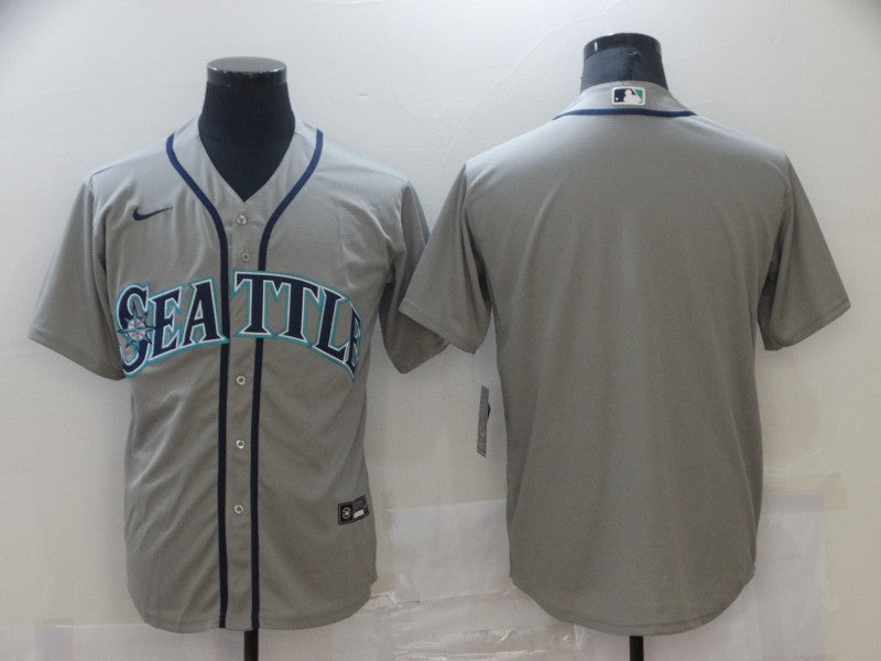 Men’s Seattle Mariners Gray Blank Jersey