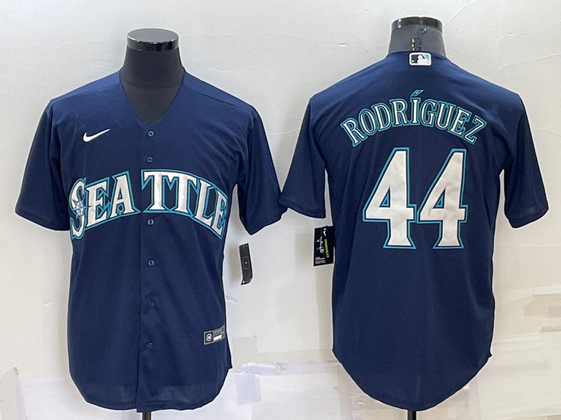 Men’s Seattle Mariners Julio Rodriguez #44 Navy Baseball Jersey