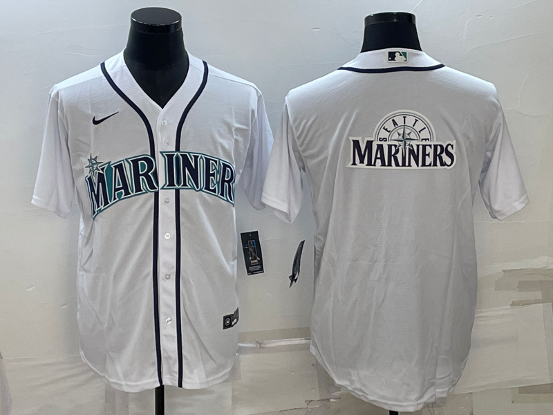 Men’s Seattle Mariners White Home Team Jersey