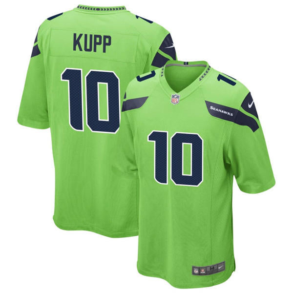 Men’s Seattle Seahawks #10 Cooper Kupp Nike Neon Green Alternate Vapor F.U.S.E. Limited Jersey