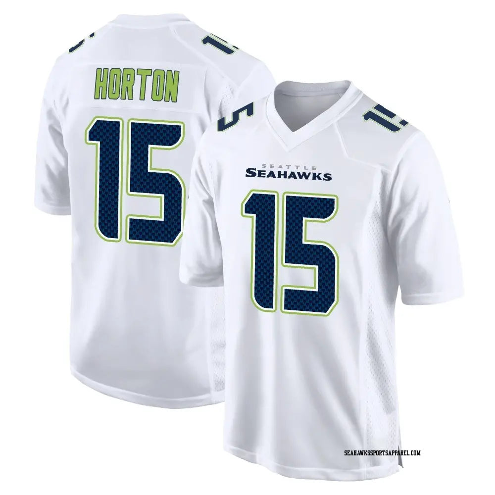 Men’s Seattle Seahawks #15 Tory Horton Nike White Tundra Fashion Game Jersey