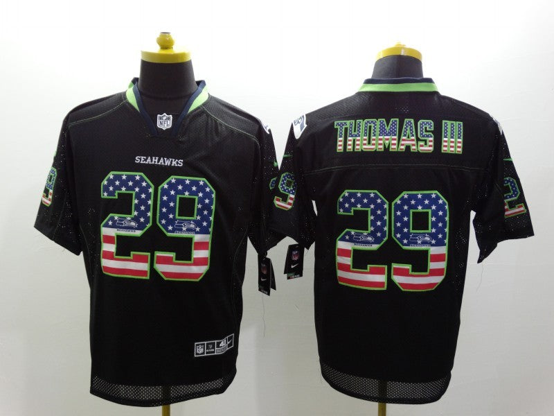 Men’s Seattle Seahawks Earl Thomas III #29 Black Jersey