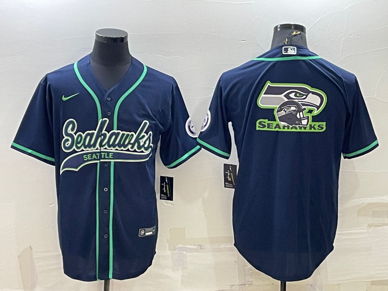 Men’s Seattle Seahawks Navy Jersey