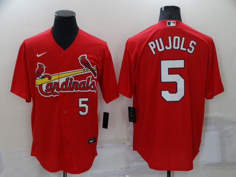 Men’s St. Louis Cardinals Albert Pujols #5 Red Jersey