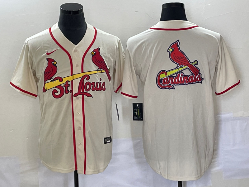 Men’s St. Louis Cardinals Cream Alternate Team Jersey